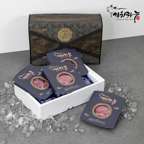 [가치하누] 1++한우투뿔 꽃등심300g+특수부위600g 선물세트 900g