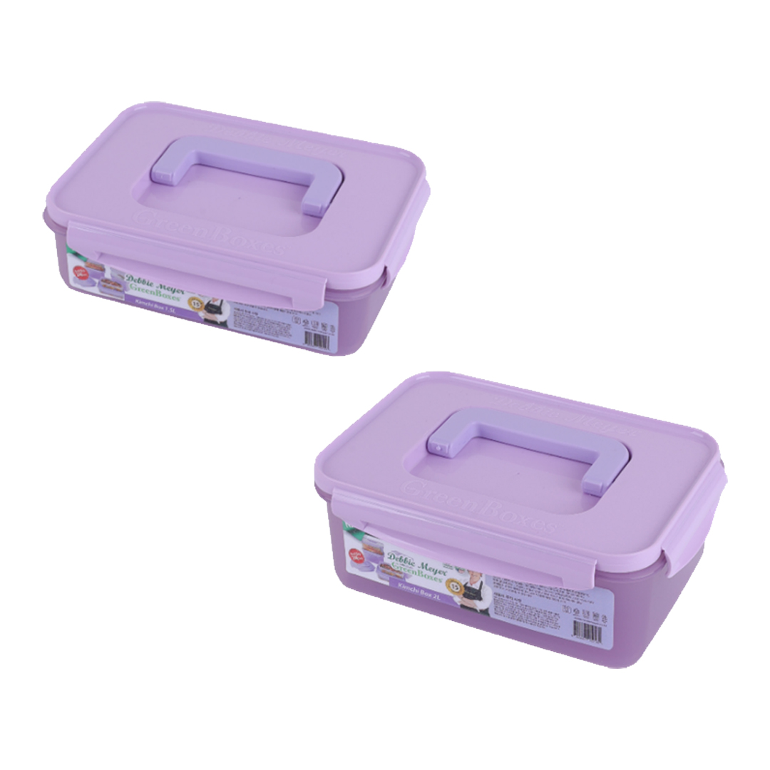 데비마이어 김치통 세트 2호(라벤더퍼플)