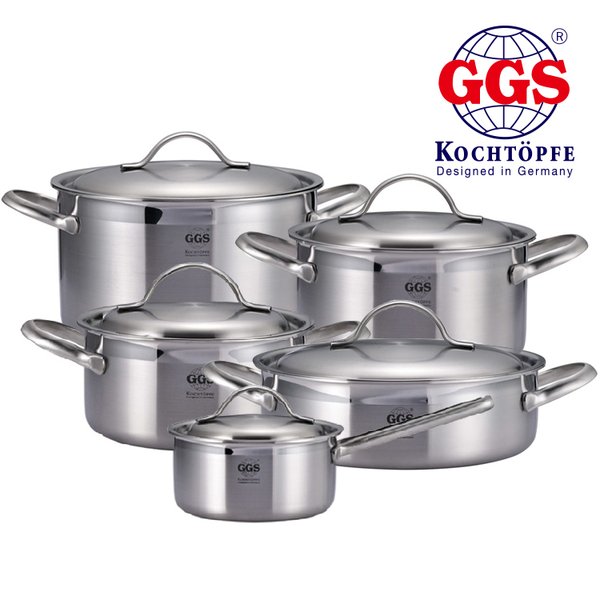 [독일 GGS] 엘리트 통3중 스텐냄비  5종 세트