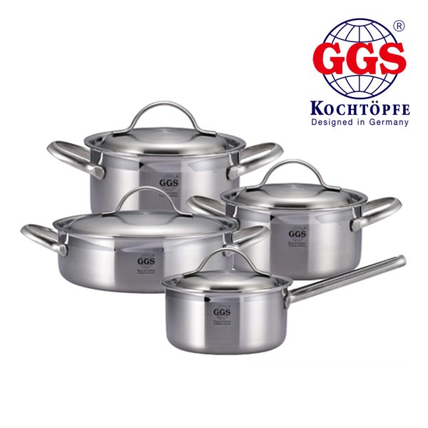 [독일 GGS] 엘리트 통3중 스텐냄비  4종 세트
