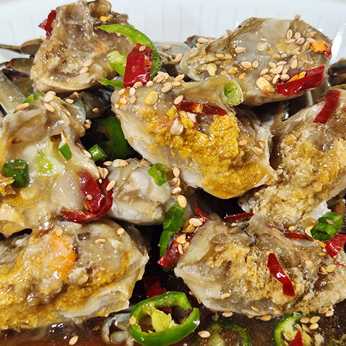 급냉 튀니지 암꽃게장(3kg+3kg)