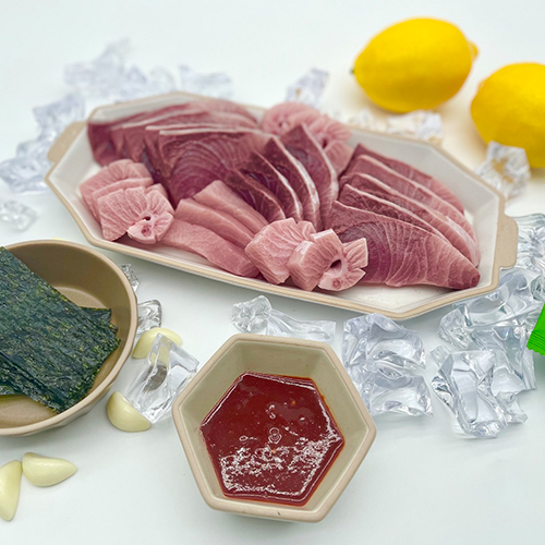 생물 대방어필렛 500g 김2팩 초장 증정