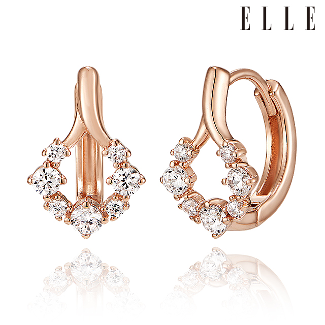 [만원의행복]엘르주얼리 14K 체리 블라썸 원터치 귀걸이 (GoldPlated) ELGPEE484 