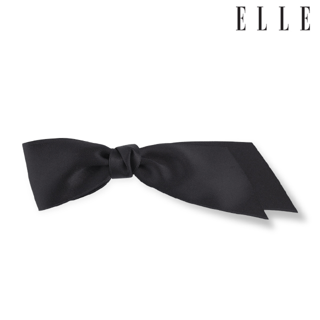 [만원의행복]엘르헤어 블랙 리본 헤어핀 ELHP004 