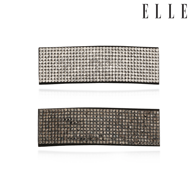 [만원의행복]엘르헤어 와이드 스퀘어 큐빅 헤어핀 ELHP016 