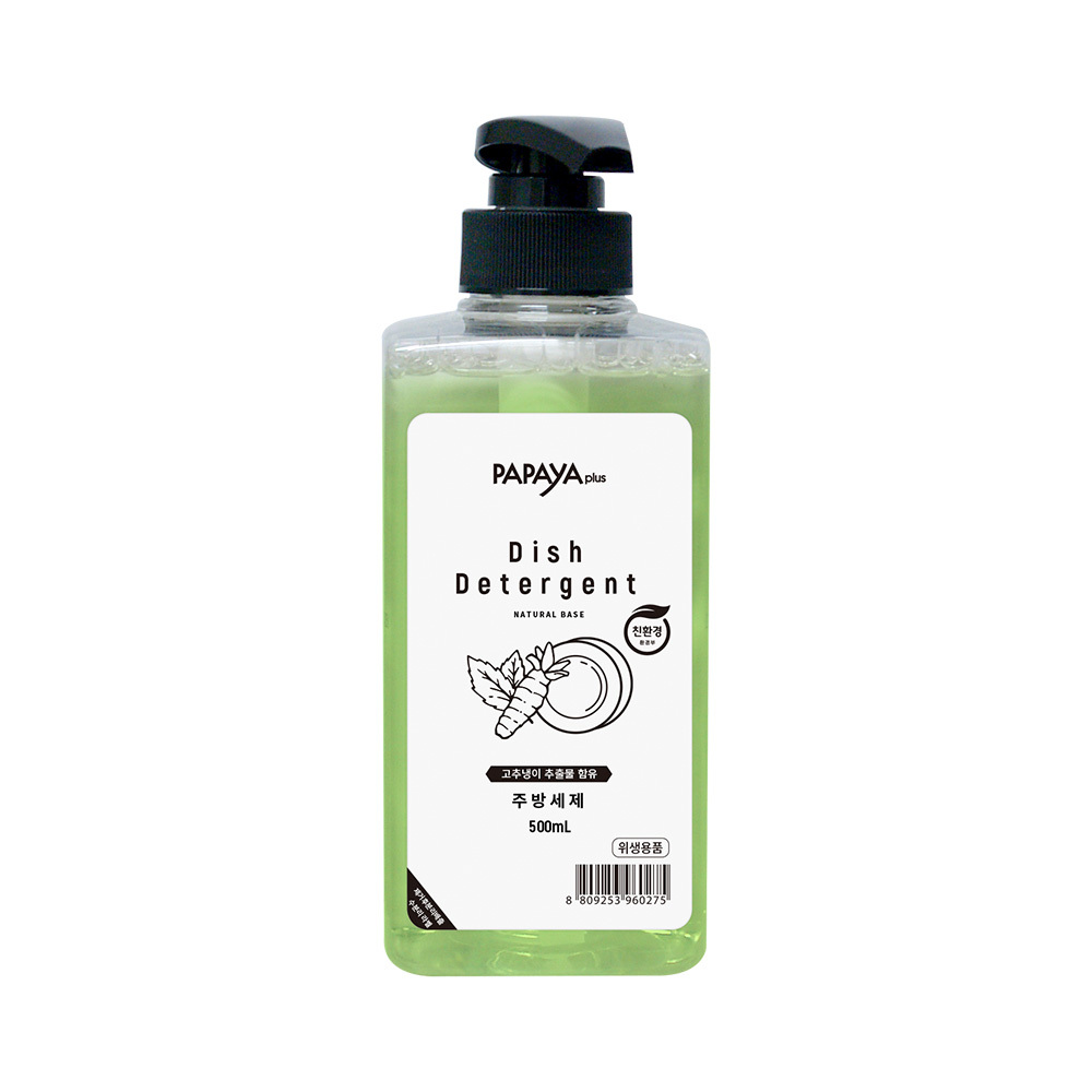 [만원의행복]파파야플러스 친환경 고추냉이 주방세제 500ml x 2개
