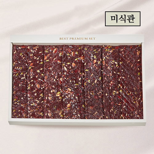 프리미엄 국내산 소고기 견과육포 특선세트(80g*8팩/640g)