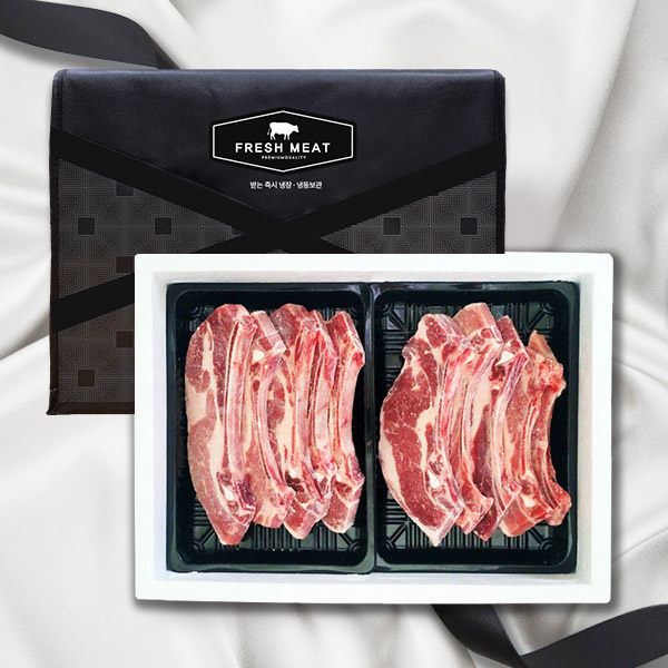 한돈 LA식 돈대갈비 세트 2호(3KG/1.5KG*2팩,국내산)