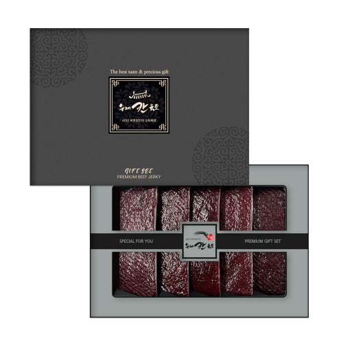[칸] 수제 소고기육포 선물세트 300g