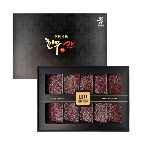 [칸] 수제 한우육포 선물세트 300g_쇼핑백