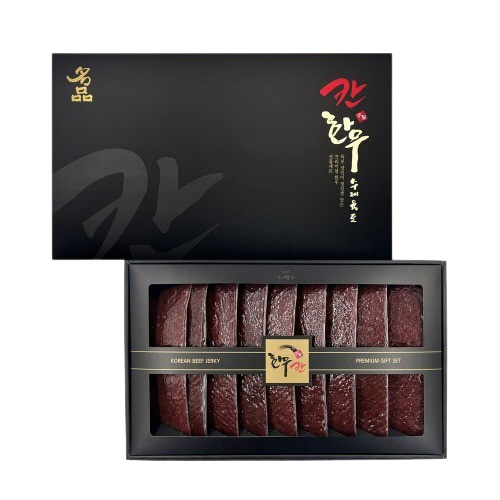 [칸] 수제 한우육포 선물세트 480g_쇼핑백