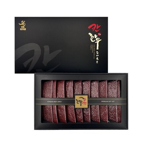 [칸] 수제 한우육포 선물세트 600g_쇼핑백