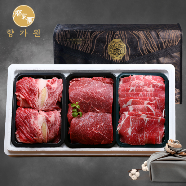 [향가원] 1등급한우 구이정육 혼합선물세트 13호 1.2kg