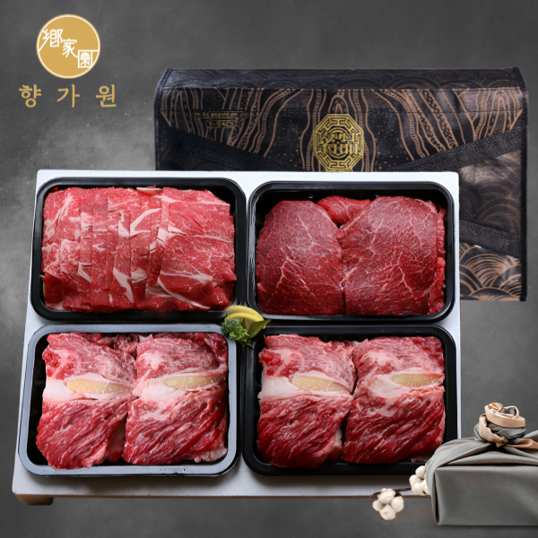 [향가원] 1등급한우 구이정육 혼합선물세트10호 1.2kg