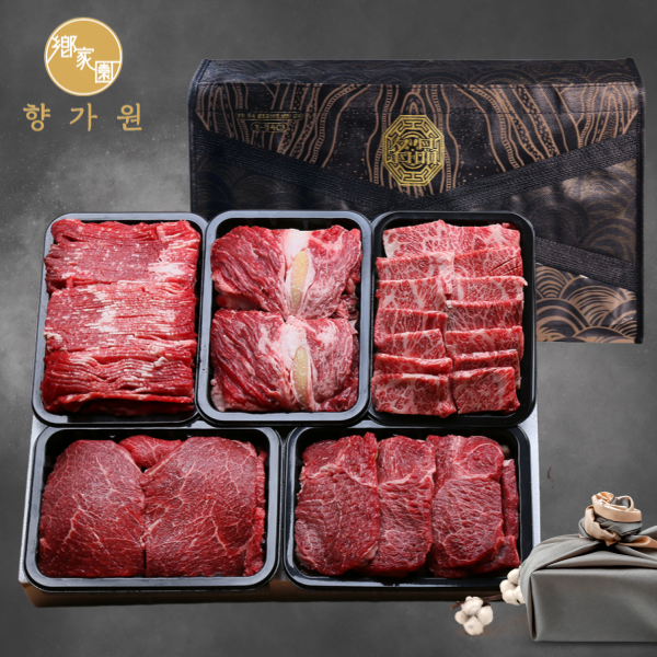 [향가원] 1등급한우 구이정육 혼합선물세트4호 1.5kg