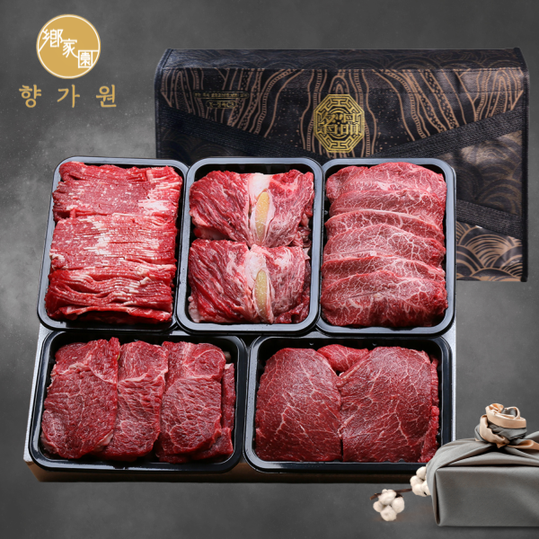 [향가원] 1등급한우 구이정육 혼합선물세트5호 1.5kg