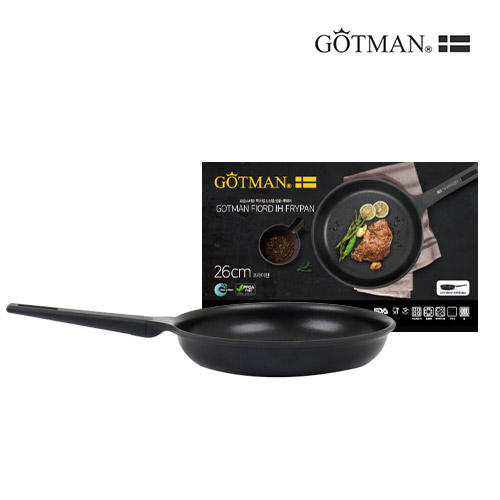 [백화점브랜드]고트만 피오르드 IH 프라이팬 26CM (프리미엄모델)