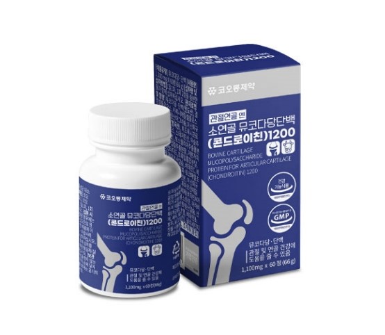 [만원의행복][코오롱제약] 관절연골엔 소연골 뮤코다당단백(콘드로이친)1200 1,000mg x 60정